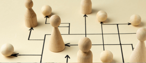 Conceptual illustration representing talent mapping and strategic workforce planning