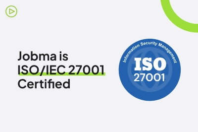 Jobma is ISO 27001 certified